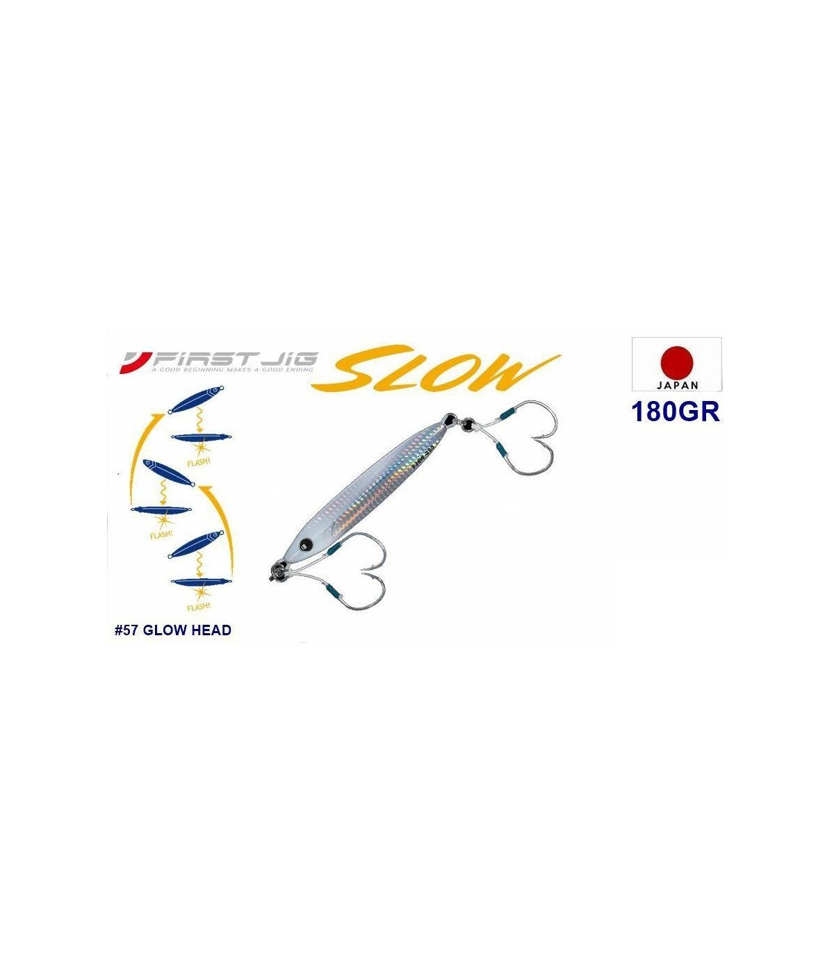 MC Major Craft First Jig Slow FJSW-180 Metal Yem 180 gr #Glow Head 057MAJOR CRAFT