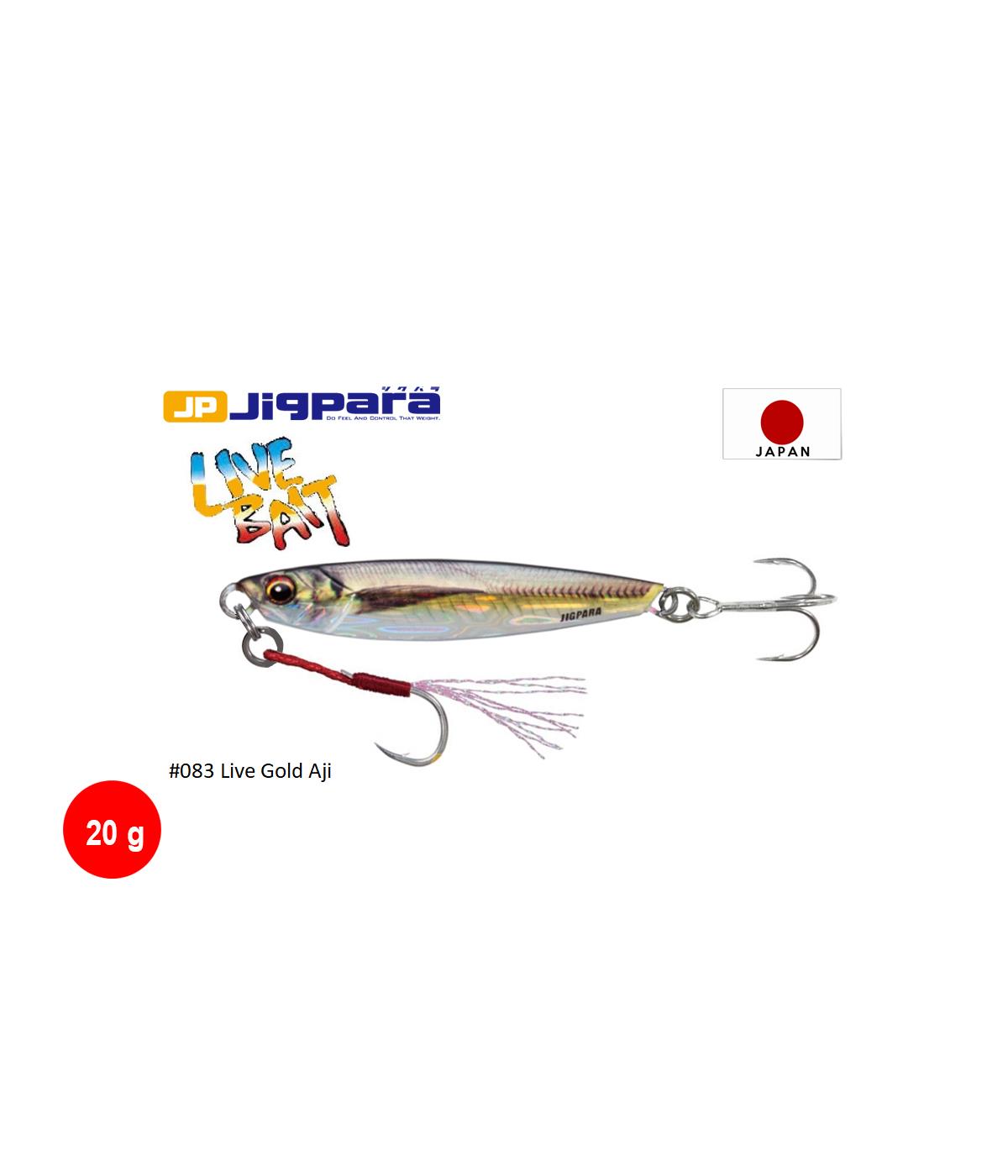 MC Major Craft Jigpara Short JPS-20L Metal Jig Yem 20 gr #Live Gold Aji 83MAJOR CRAFT