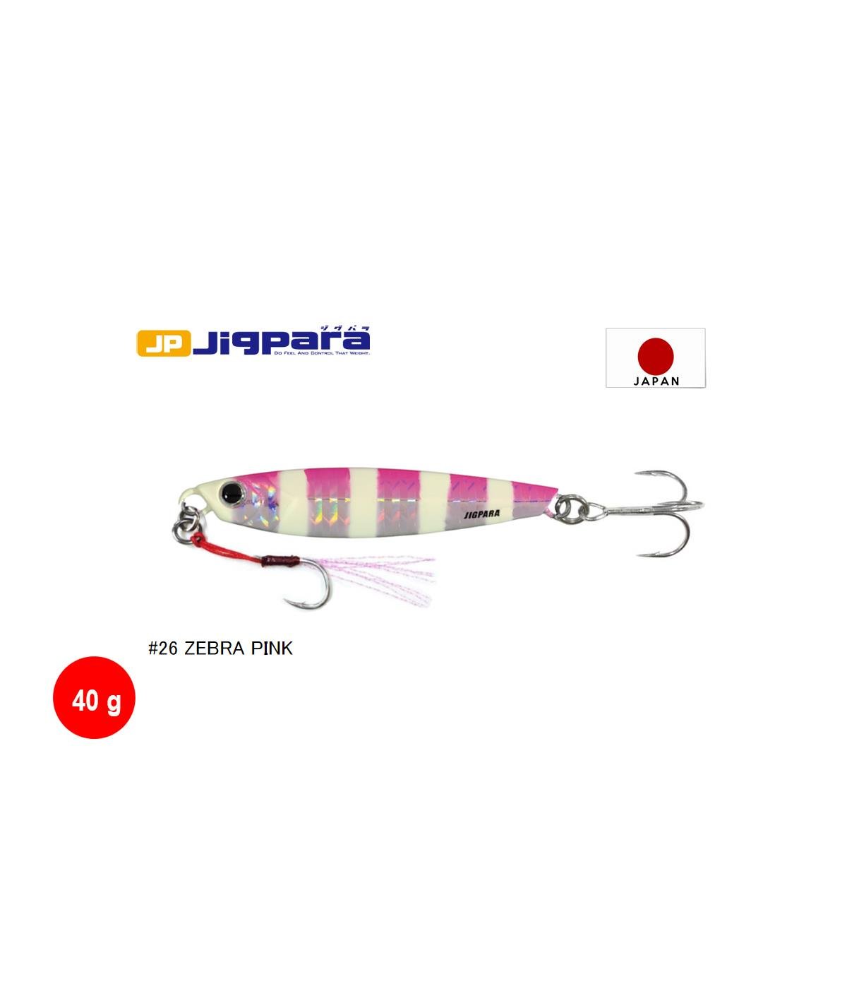 MC Major Craft Jigpara Short JPS-40 Metal Jig Yem 40 gr #Zebra Pink 26MAJOR CRAFT
