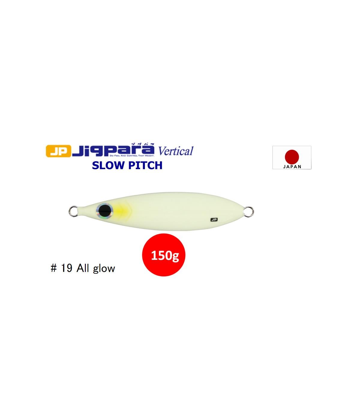 MC Major Craft Jigpara Vertical Slow Pitch Jig JPVSP-150gr Metal Yem 150 gr #ALL GLOW 19MAJOR CRAFT