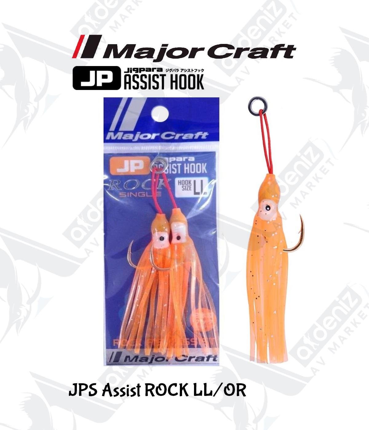 MC Major Craft Rock JPS Single Asist İğne 2'li Paket #LL/OrangeMAJOR CRAFT