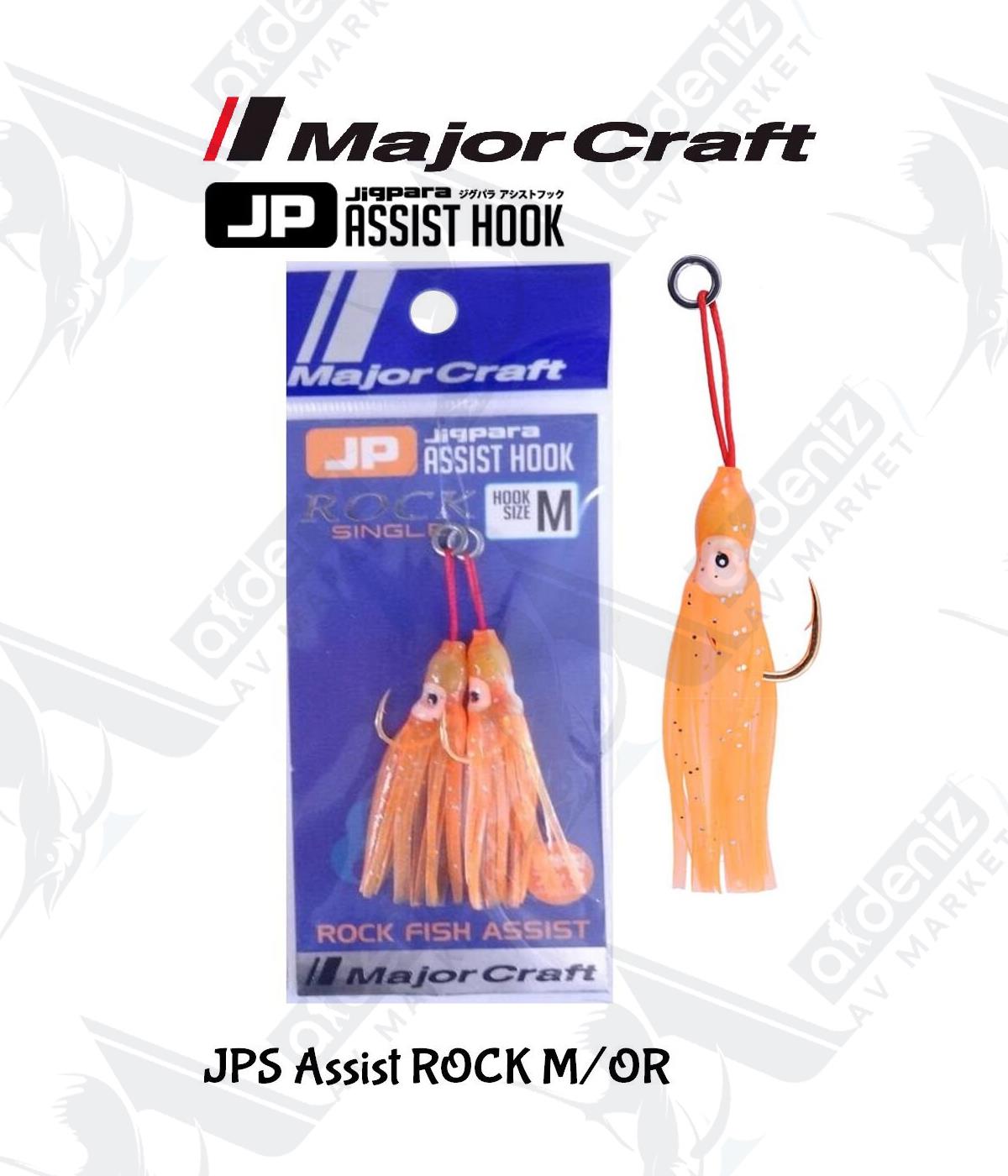 MC Major Craft Rock JPS Single Asist İğne 2'li Paket #M/OrangeMAJOR CRAFT