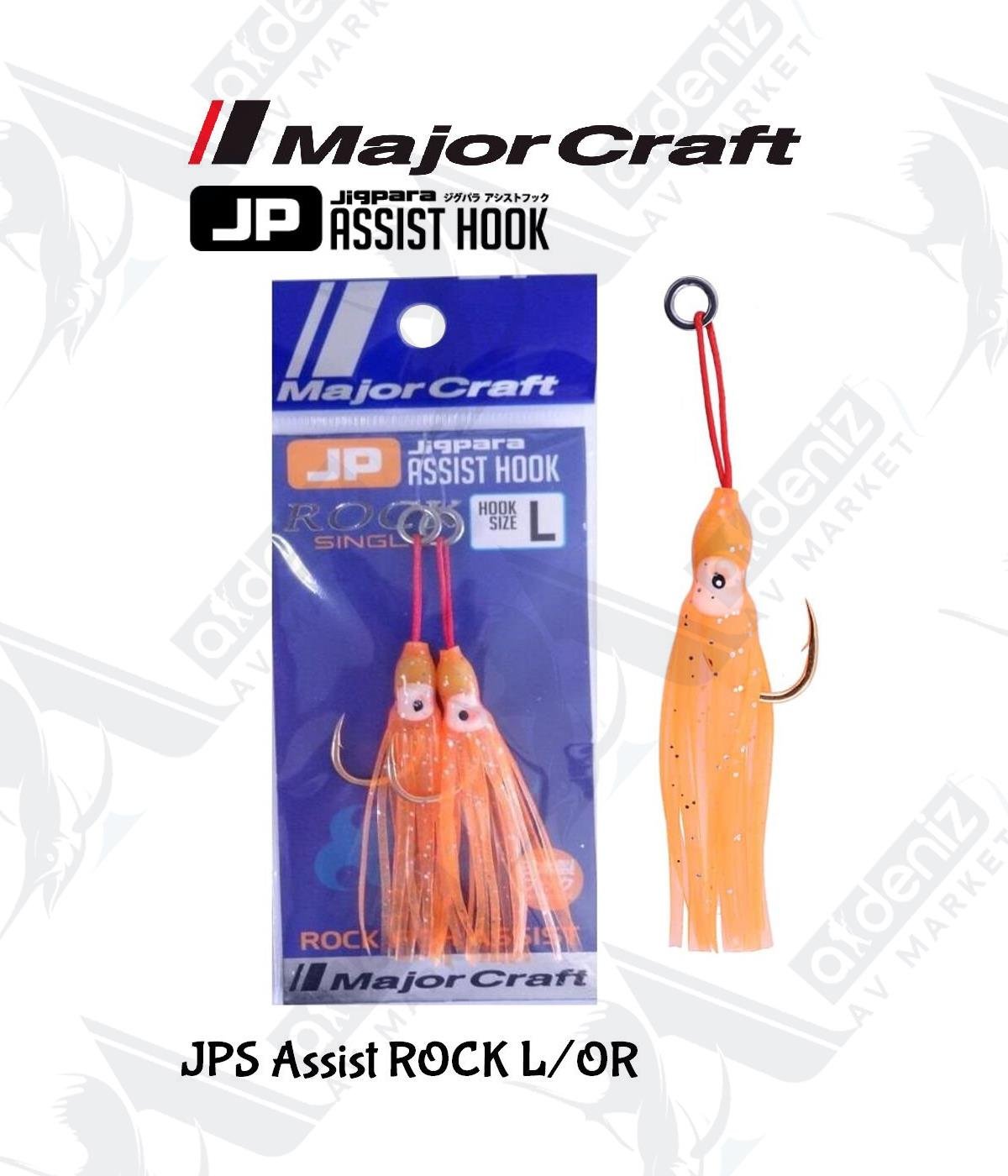 MC Major Craft Rock JPS Single Asist İğne 2'li Paket #L/OrangeMAJOR CRAFT