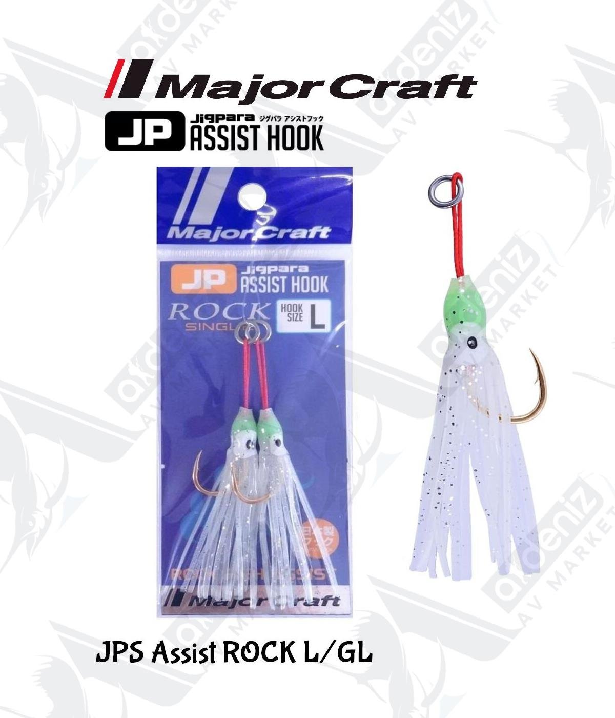 MC Major Craft Rock JPS Single Asist İğne 2'li Paket #L/GlowMAJOR CRAFT