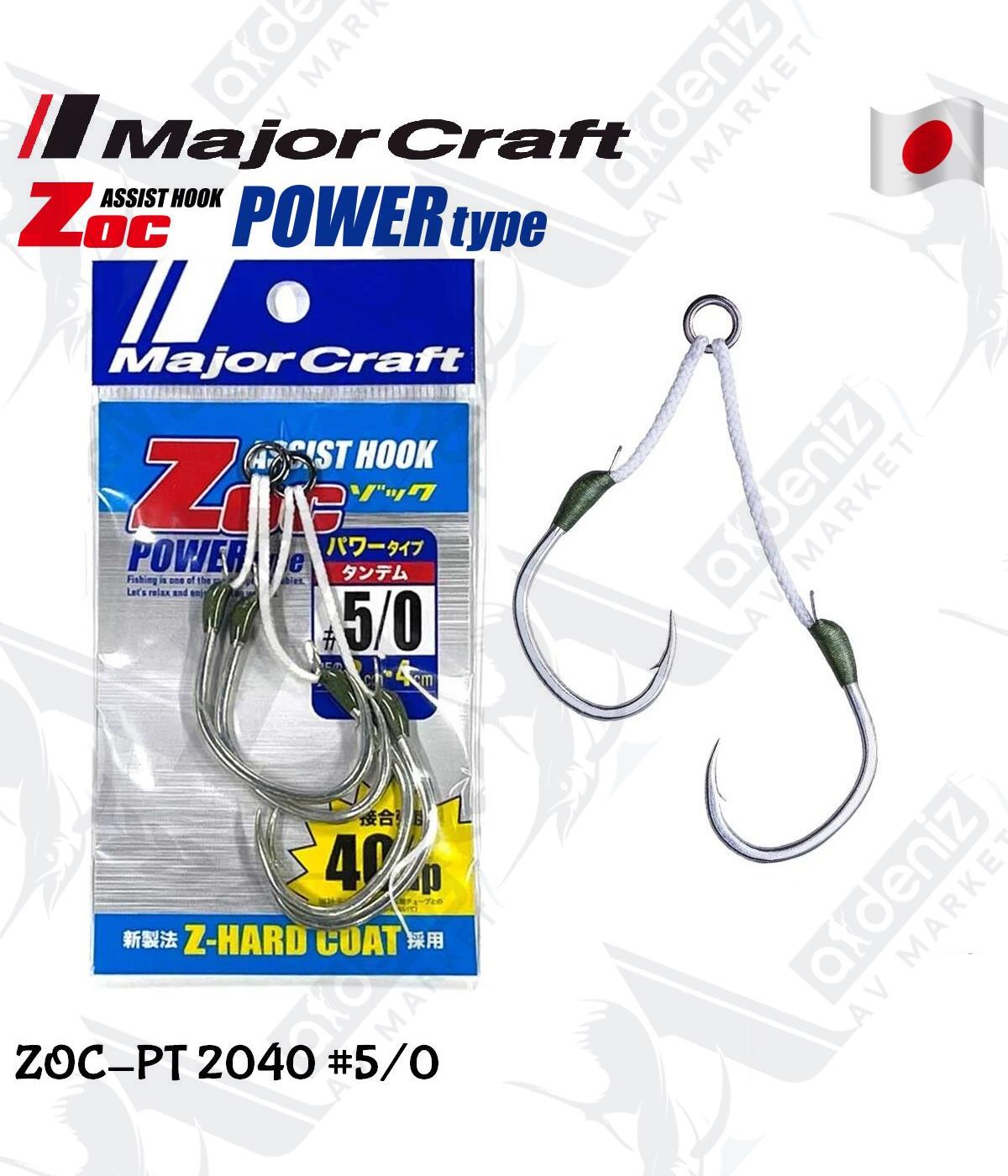 MC Major Craft ZOC-PT-2040 Power Type Çiftli Asist İğne #5/0MAJOR CRAFT