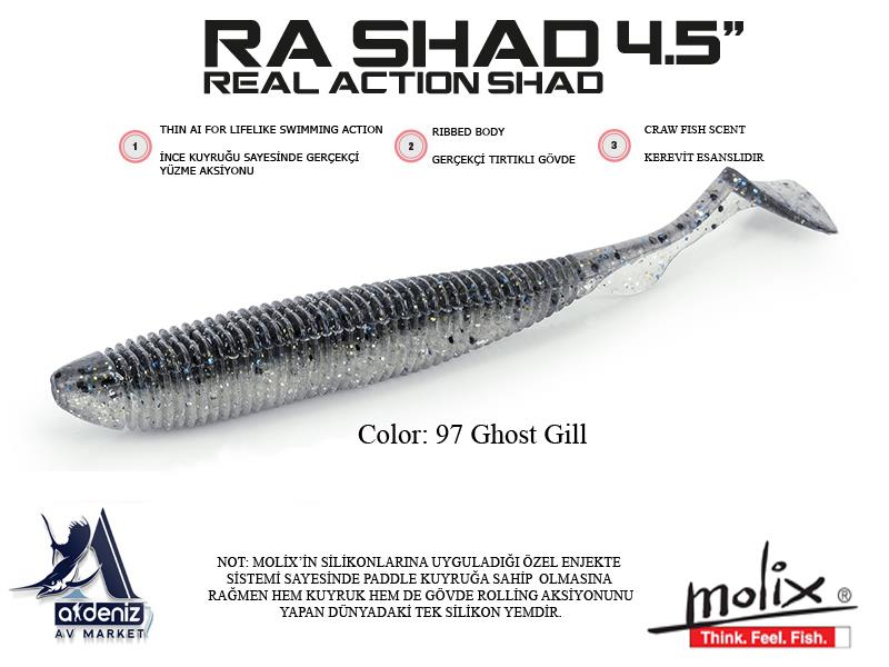 Molix RA Real Action Shad 4.5