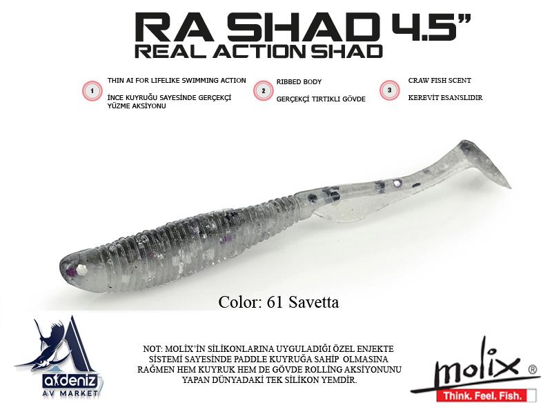 Molix RA Real Action Shad 4.5
