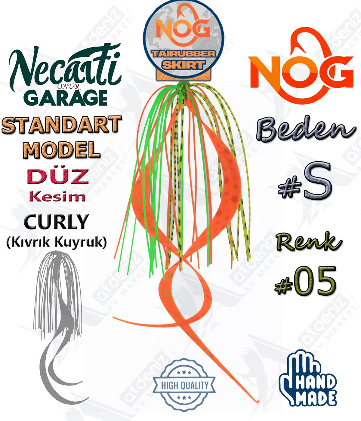 NOG Standart Tai Rubber Skirt Düz Kesim Curly Kuyruk Yedek Etek #05 SNOG Necati Onur Garage