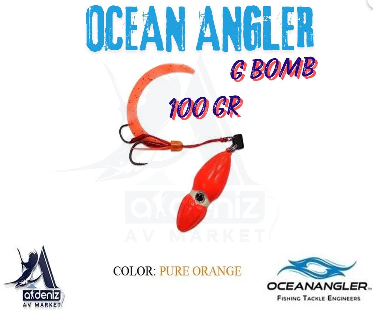Ocean Angler G-Bomb 100 Gr. #Pure/OrangeOCEAN ANGLER