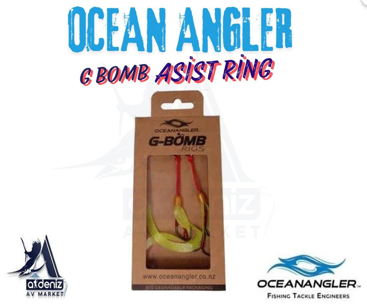 Ocean Angler G-Bomb Assist Ring Twin Pack Chartreuse Glow 2/pkOCEAN ANGLER