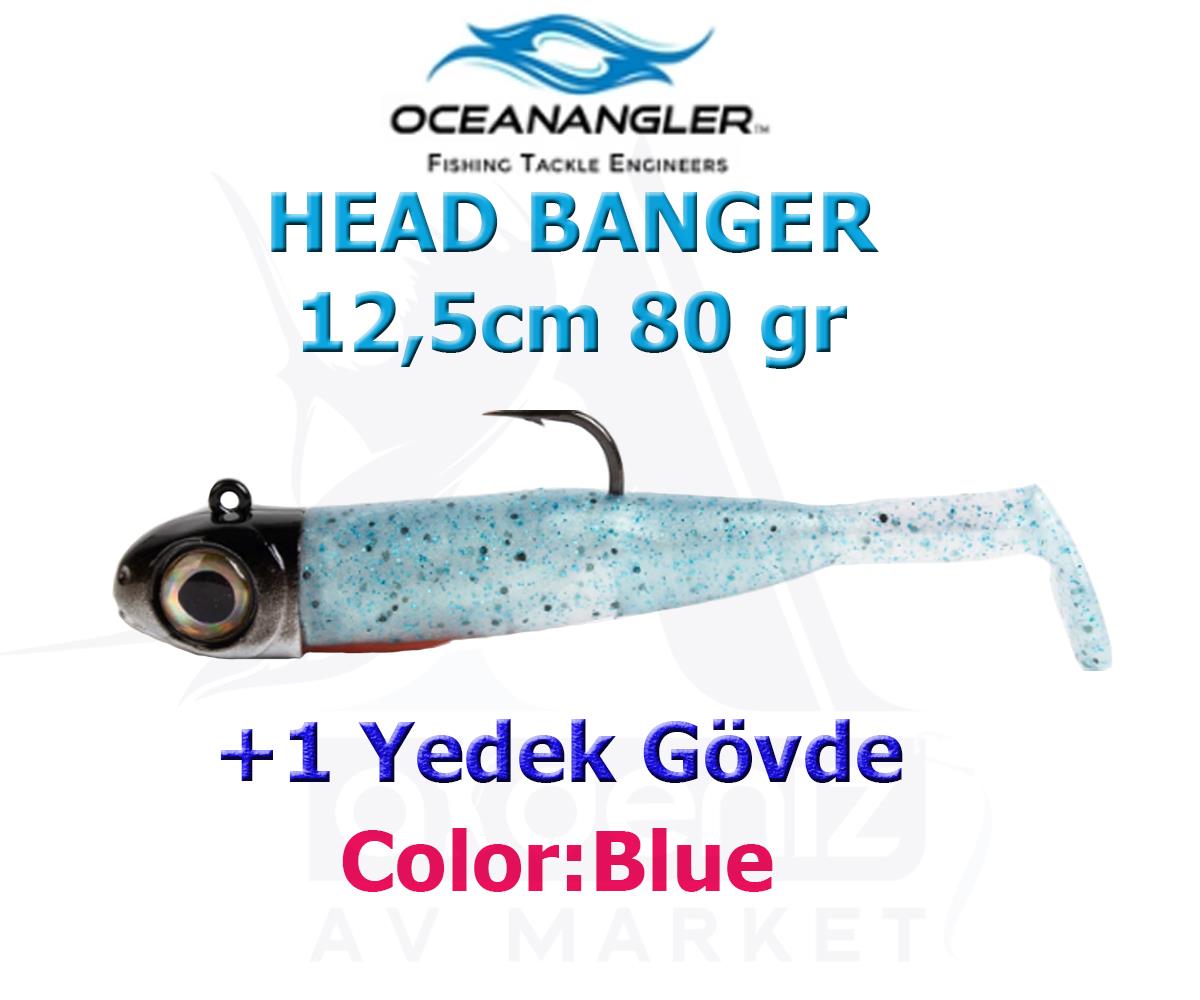 Ocean Angler Head Banger 125mm 80gr Combo +1 Yedek Gövde #BlueOCEAN ANGLER