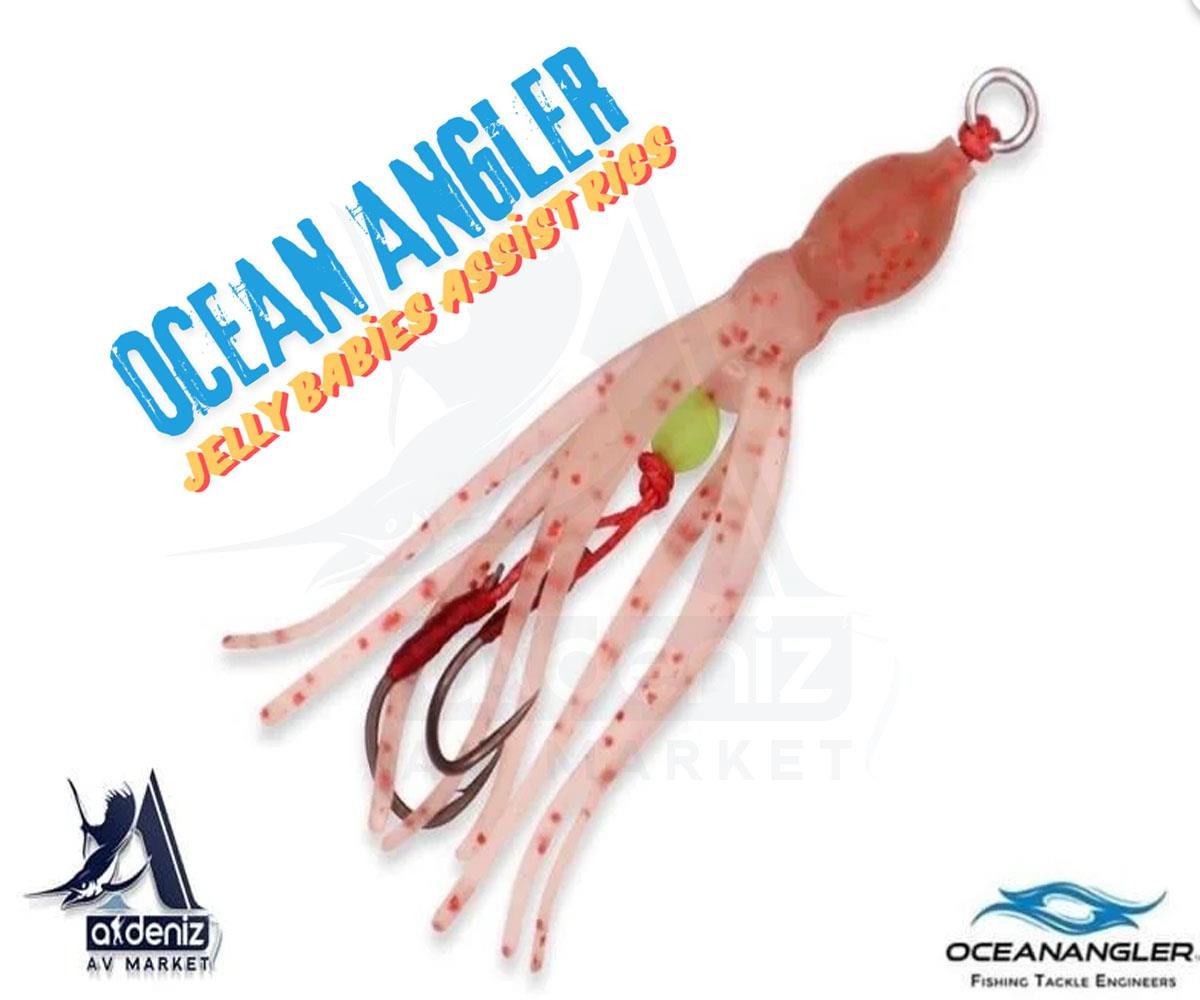 Ocean Angler Jelly Babies Assist Rigs Twin Hook Packs Size:4.5