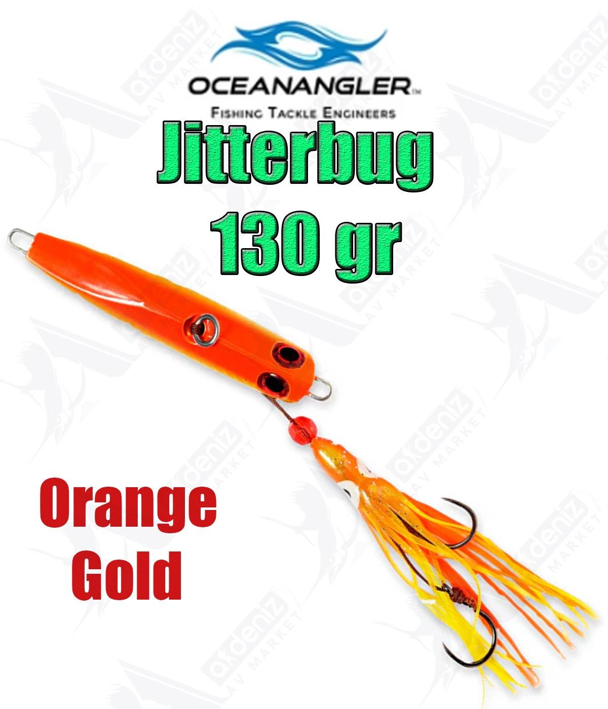Ocean Angler Jitterbug 130 Gr İnchiku Jig Suni Yem #Orange/GoldOCEAN ANGLER