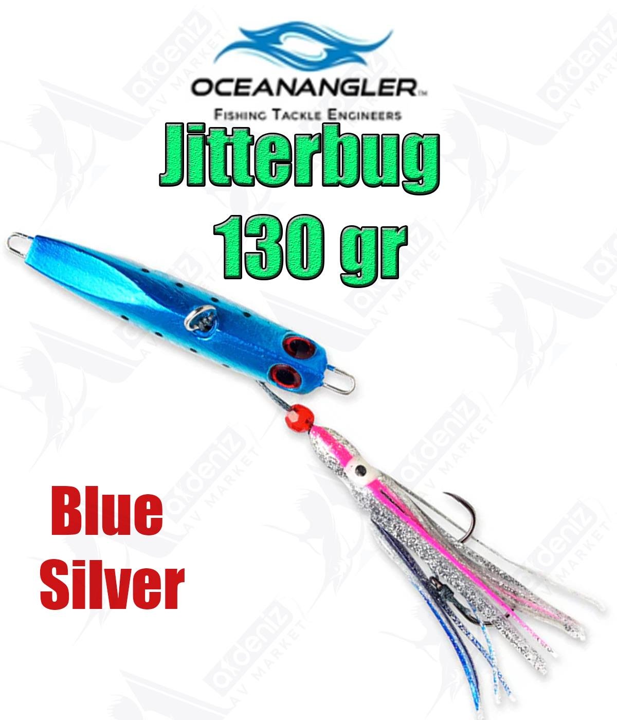 Ocean Angler Jitterbug 130 Gr İnchiku Jig Suni Yem #Blue/SilverOCEAN ANGLER
