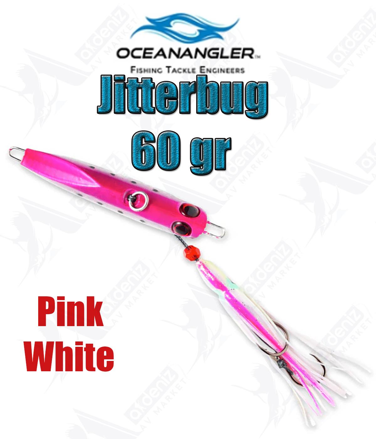 Ocean Angler Jitterbug 60 Gr İnchiku Jig Suni Yem #Pink/WhiteOCEAN ANGLER