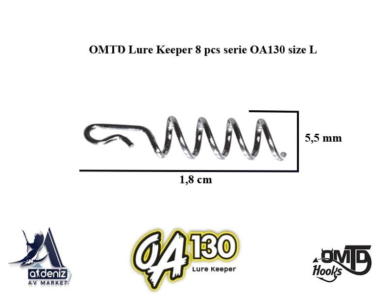 OMTD Lure Keeper 8 pcs serie OA130 size L