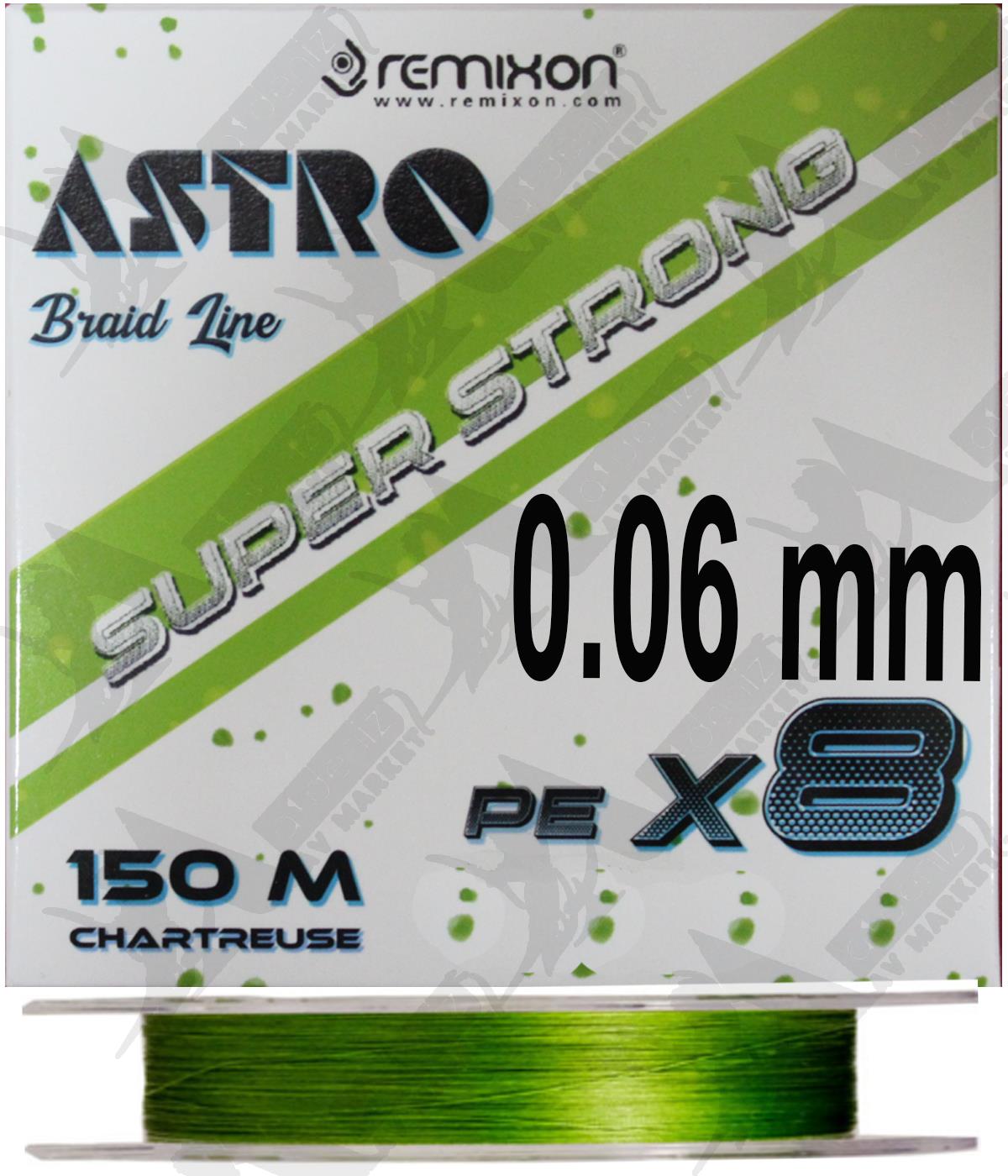 Remixon Astro 8x 0.06 mm 150mt Chartreuse (Açık Yeşil) İp MisinaREMİXON