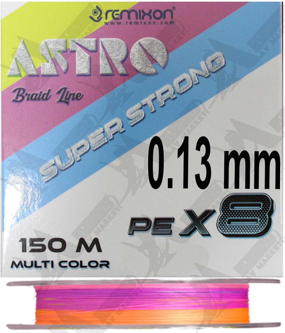 Remixon Astro 8x 0.13 mm 150mt Multi Color İp MisinaREMİXON