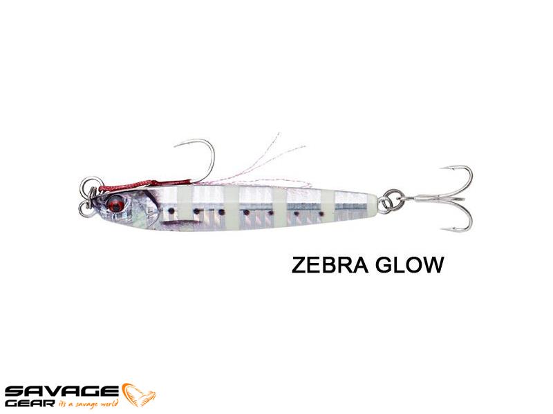 Savage gear 3D Jig Minnow 10 gr 5,9 cm Suni Yem #Zebra Glow