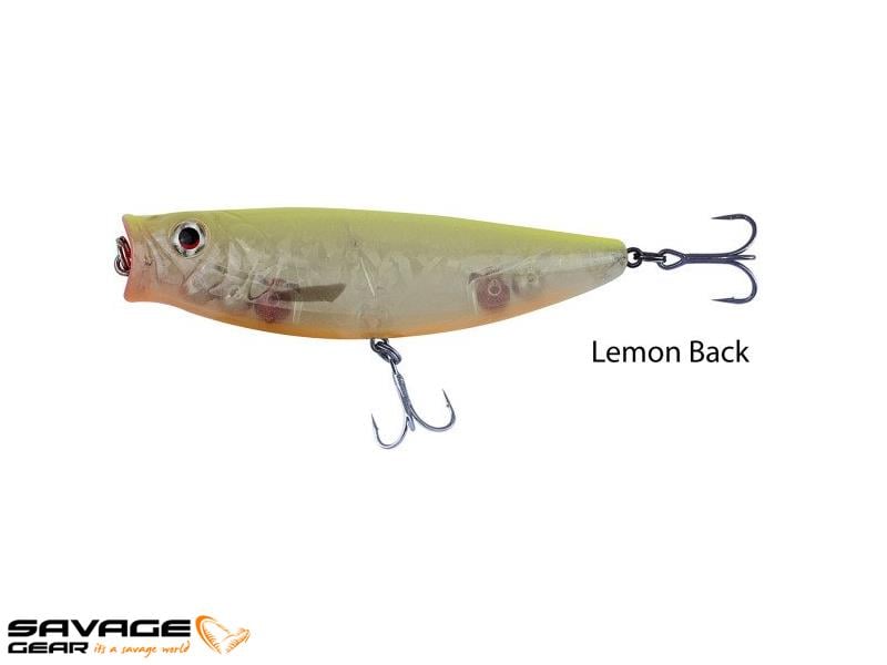 Savage gear 3D Minnow Pop Walker55 5,5cm 5g Suni Yem #04-Lemon Back