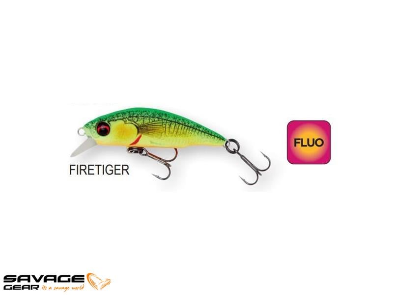 Savage gear 3D Sticklebait Twitch 5.5cm 7 gr Suni Yem #Firetiger