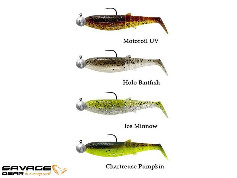 Savage Gear Cannibal Shad 6.8cm 3gr+5gr #1/0 Clear Water 4+4 Adet Suni Yem