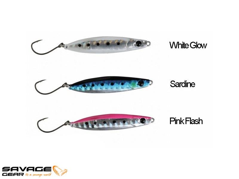 Savage gear LRF Psycho Sprat 8 gr 3 Adet (Sardine,White Glow,Pink Flash)Suni Yem