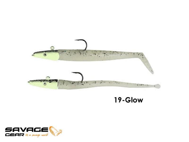 Savage gear Sandeel And Slug 10 cm 10 gr 4+2 Adet #19-Glow