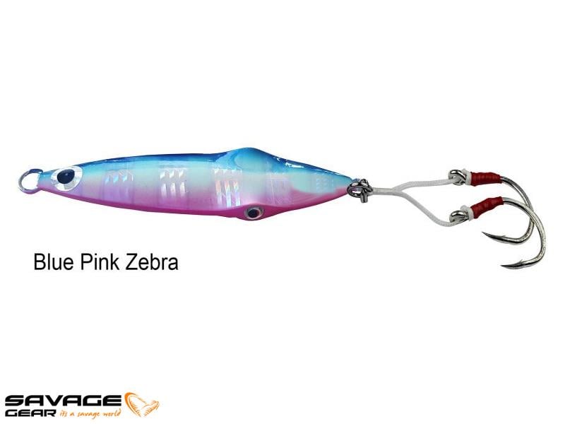 Savage gear Squısh Jig 11,5cm 130g Suni Yem #Blue Pink Zebra