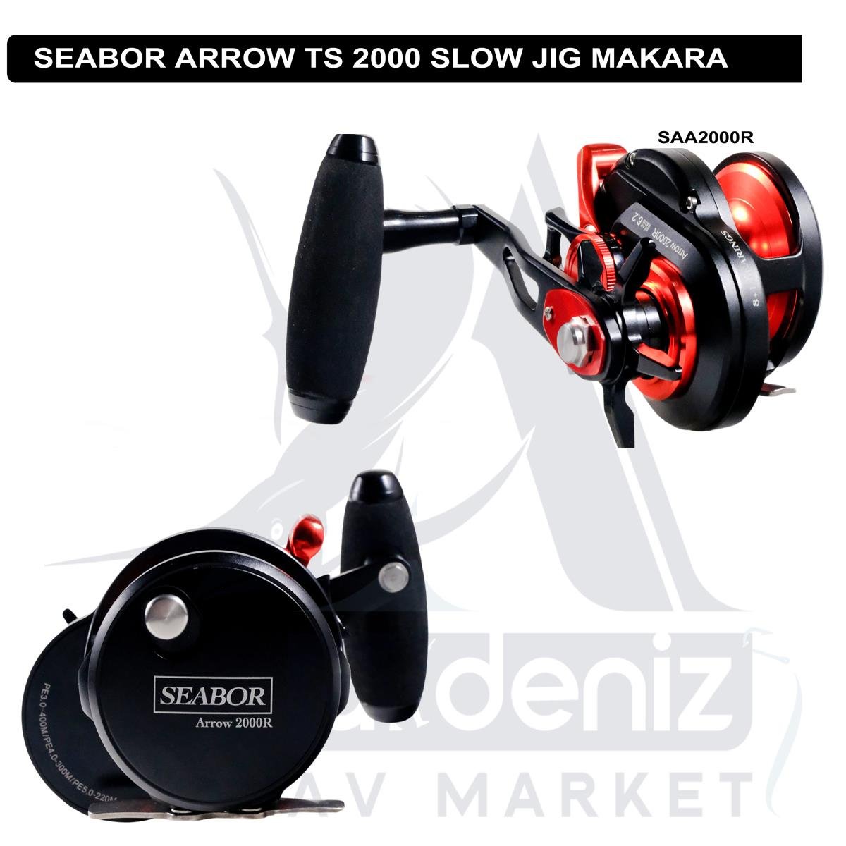 SEABOR Arrow TS 2000 Slow Jig Çıkrık Makinesi (Sağ El)SEABOR
