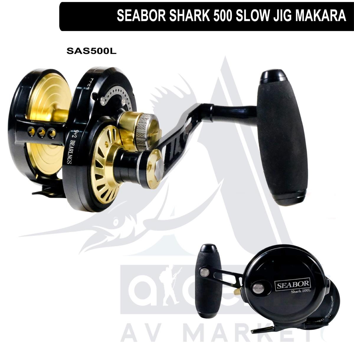 SEABOR Shark 500 Slow Jig Çıkrık Makinesi (Sol El)SEABOR