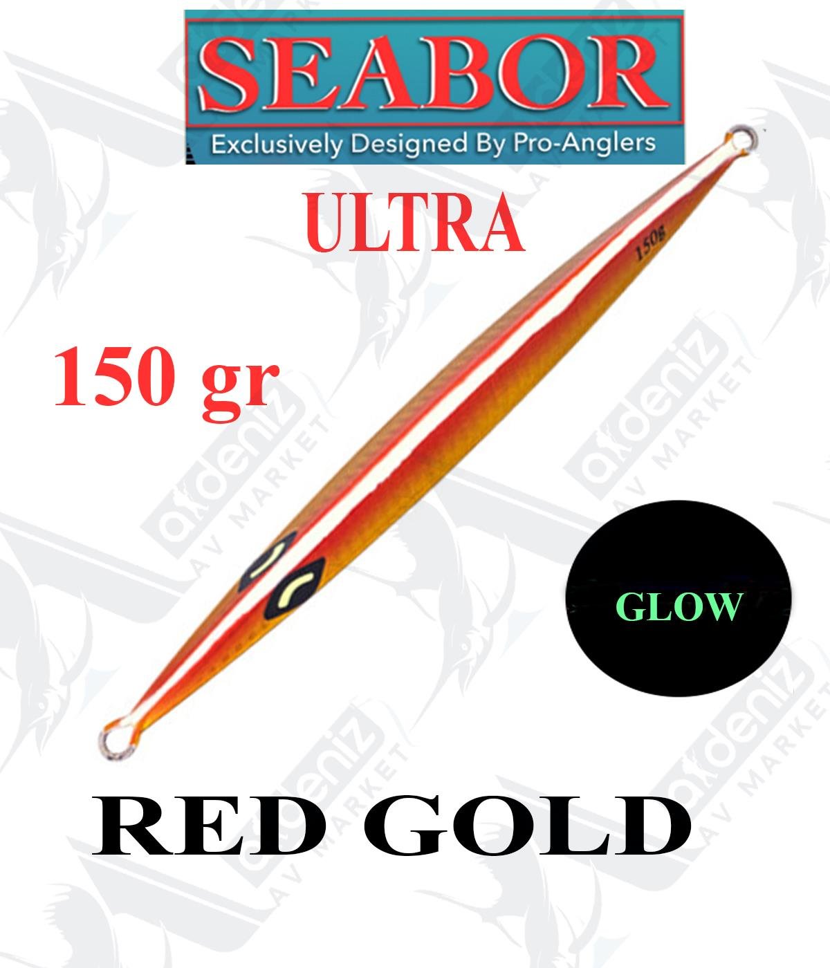 Seabor Ultra Metal Jig Sahte Yem SBR038 150gr #RED GOLDSEABOR