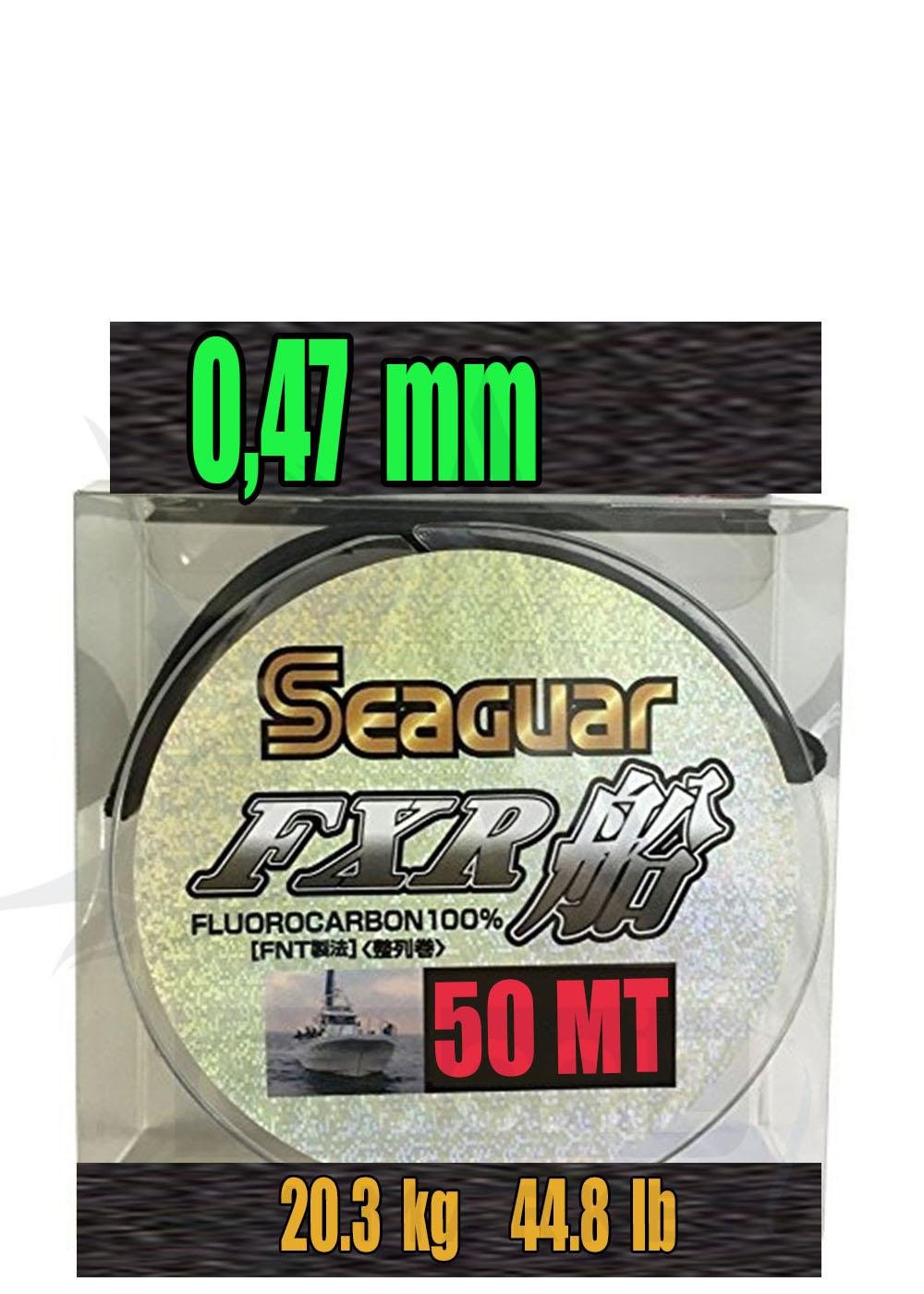 SEAGUAR FXR FC Fluorocarbon Shock Leader 0.47 mm 50 mtSEAGUAR