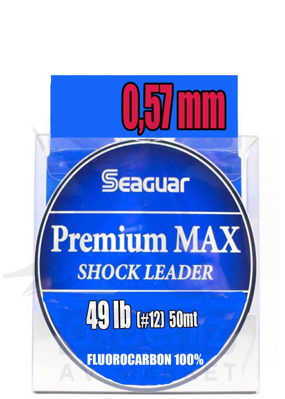 Seaguar Premium Max %100 FC Fluoro Carbon Shock Leader Misina 0.57 mm 50 mtSEAGUAR