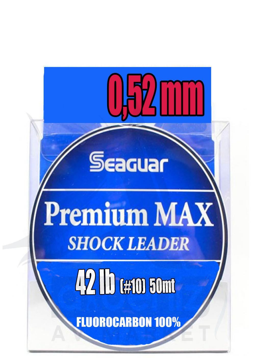 Seaguar Premium Max %100 FC Fluoro Carbon Shock Leader Misina 0.52 mm 50 mtSEAGUAR