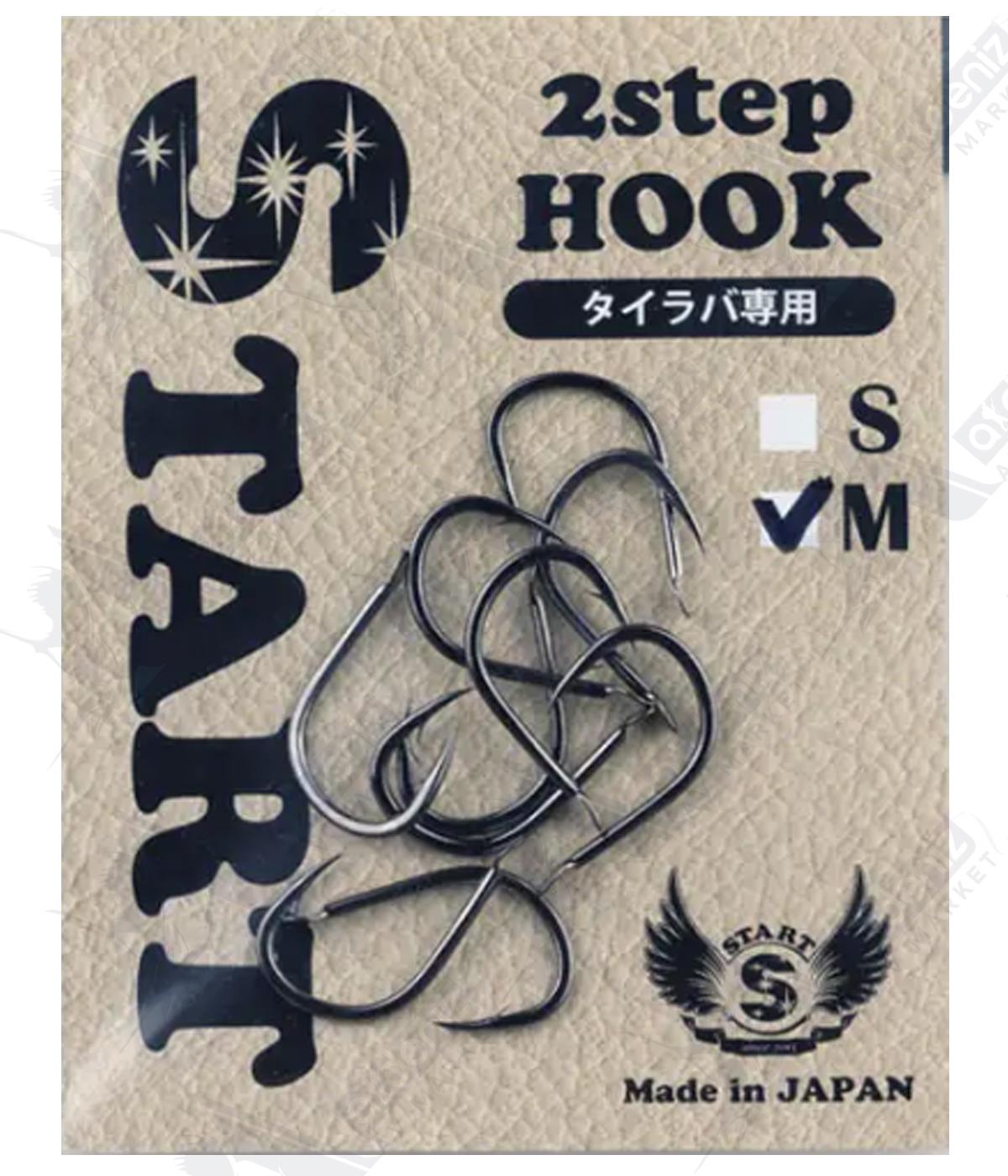 Start 2 Step Hook Tai Rubber İğnesi 10'lu Paket #MSTART