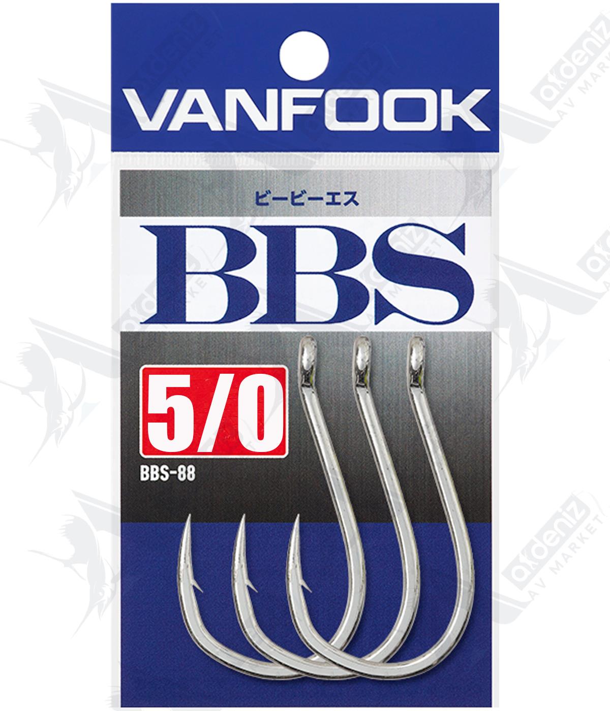 Vanfook BBS-88 Assist Hook Silver Jig Assist İğnesi (3 Adet) #5/0VANFOOK