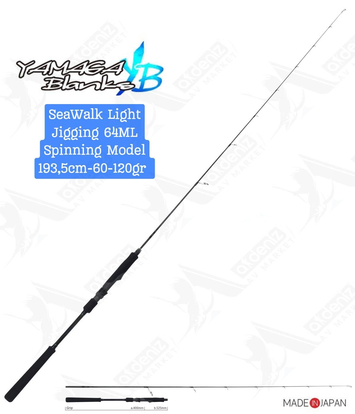 ロッド YAMAGA Blanks SeaWalk Light Jigging 64ML Amazon.com : Yamaga Blanks Seawalk Light Jigging, 24.1 gal