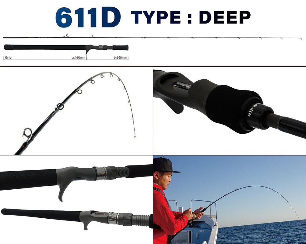 YAMAGA BLANKS SeaWalk Tairubber 611D 100-250gr (Tetikli Spiral