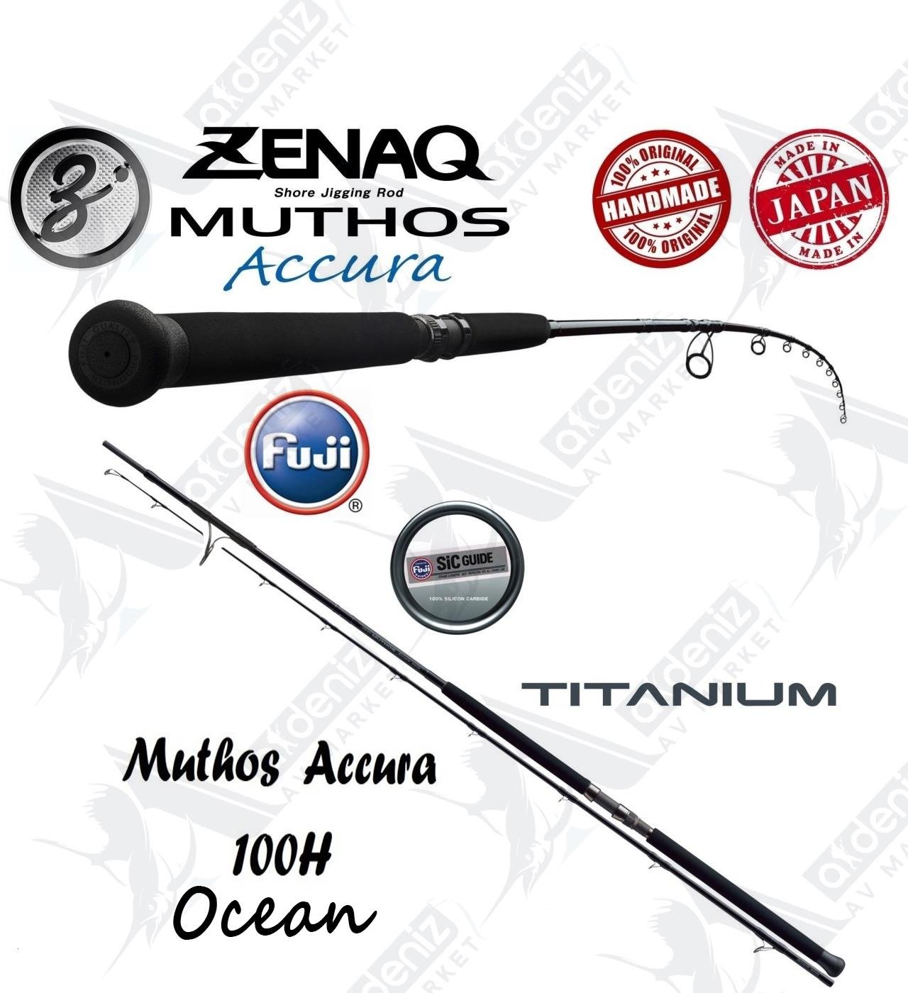 Zenaq Defi Muthos Acura 100H Ocean 305cm 30-200gr Shore Jigging KamışıZENAQ