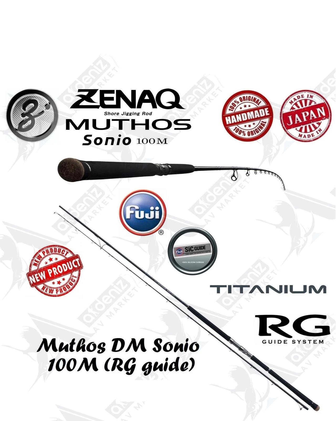 Zenaq Defi Muthos Sonio 100M RG 305cm 10-100gr Shore Jigging Zenaq Defi Muthos Sonio 100M RG 305cm 10-100gr Shore Jigging