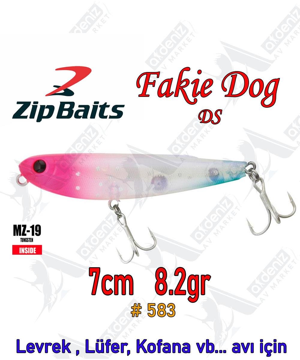 Zipbaits Fakie Dog 70mm 8.2gr Su Üstü WTD Maket Balık Color:583ZİPBAİTS