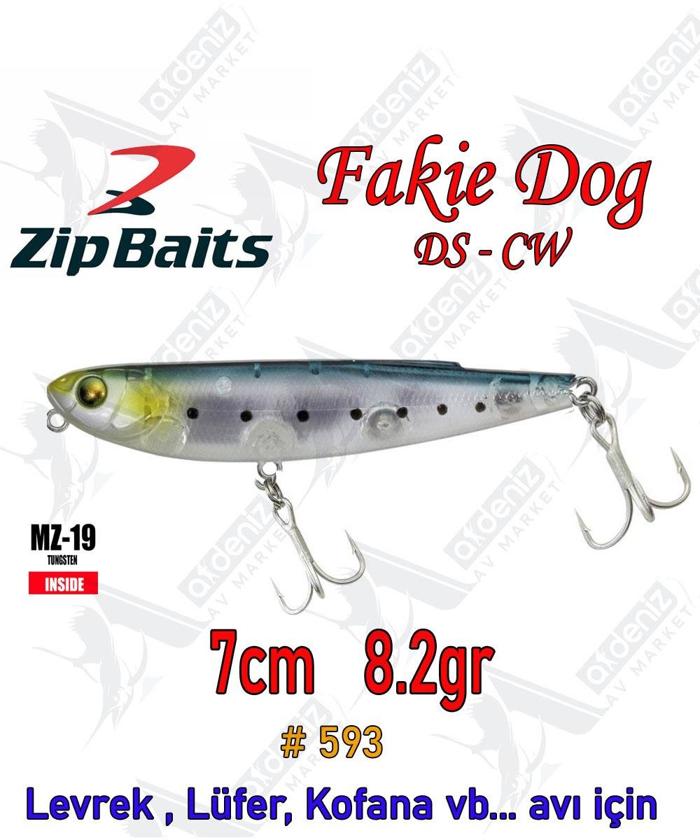 Zipbaits Fakie Dog 70mm 8.2gr Su Üstü WTD Maket Balık Color:593 cwZİPBAİTS