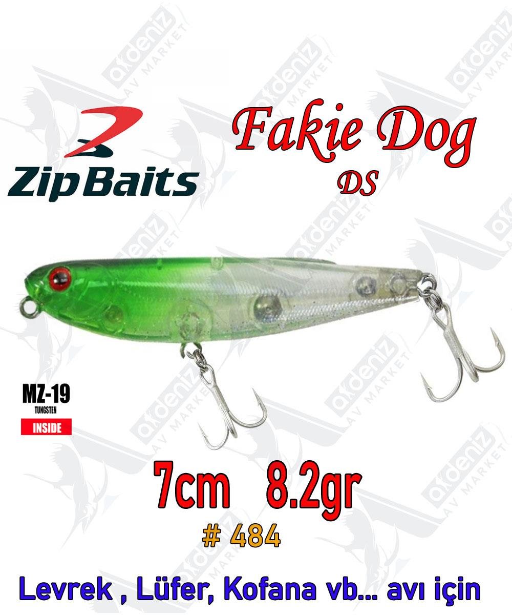 Zipbaits Fakie Dog 70mm 8.2gr Su Üstü WTD Maket Balık Color:484ZİPBAİTS
