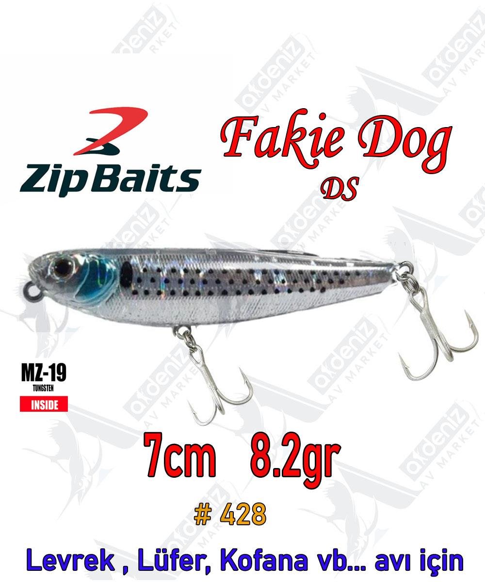 Zipbaits Fakie Dog 70mm 8.2gr Su Üstü WTD Maket Balık Color:428ZİPBAİTS