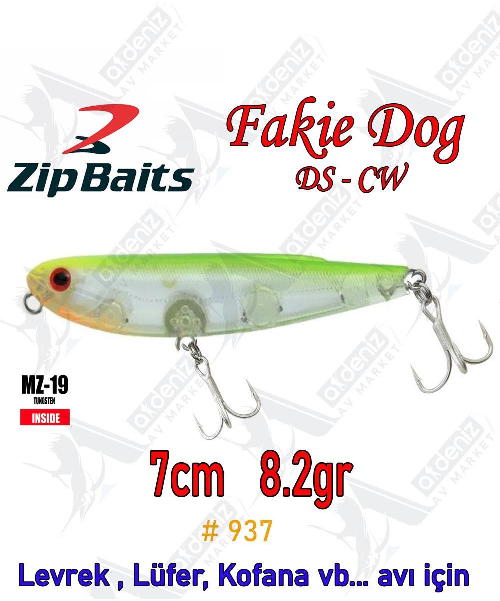 Zipbaits Fakie Dog 70mm 8.2gr Su Üstü WTD Maket Balık Color:937 cwZİPBAİTS