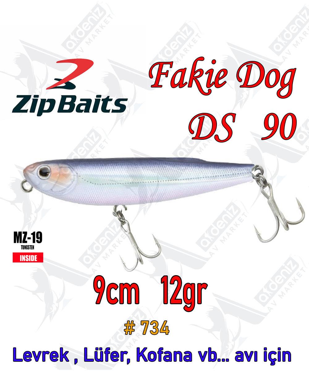 Zipbaits Fakie Dog 90mm 12gr Su Üstü WTD Maket Balık Color:734ZİPBAİTS