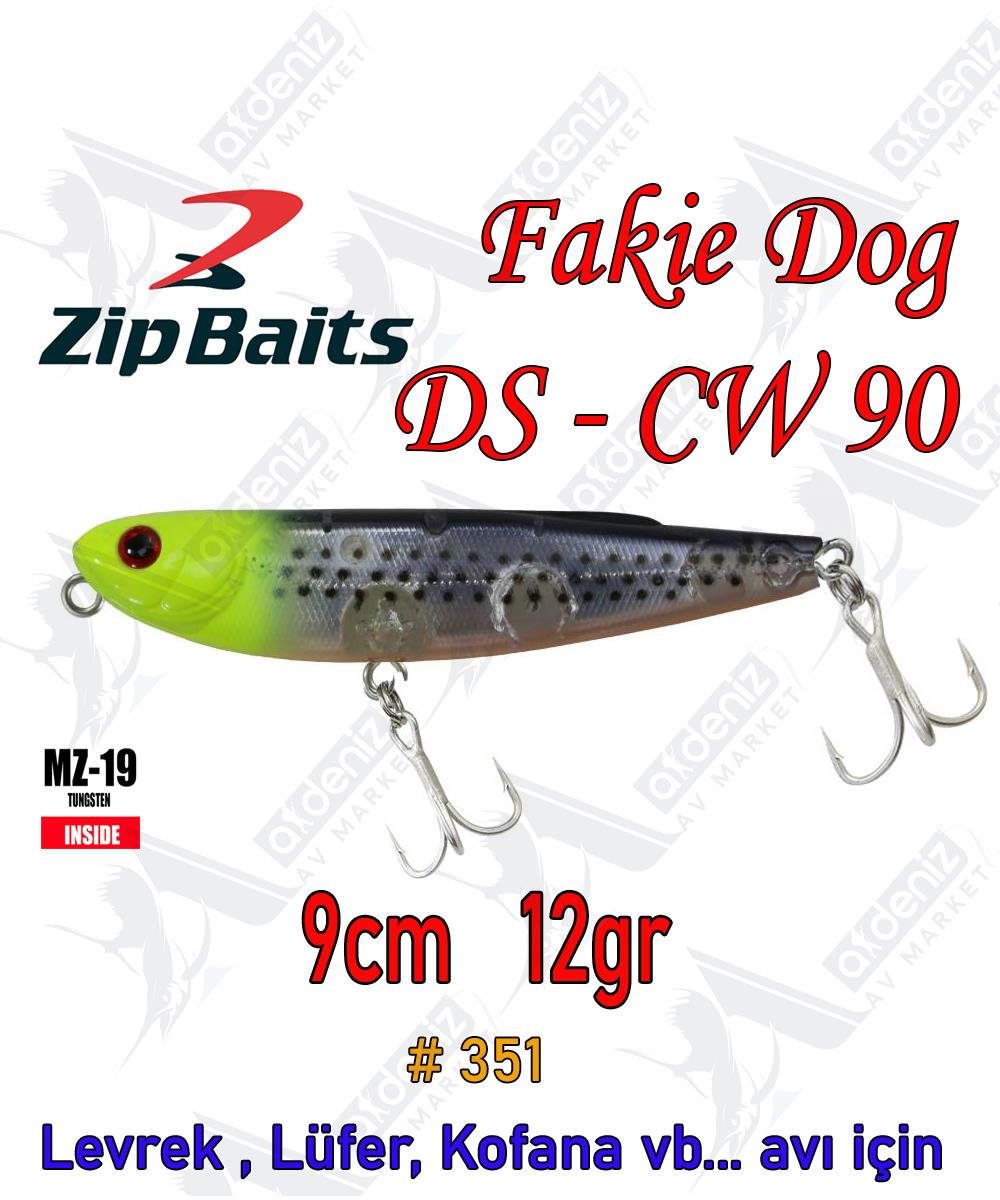 Zipbaits Fakie Dog 90mm 12gr Su Üstü WTD Maket Balık Color:351 cwZİPBAİTS