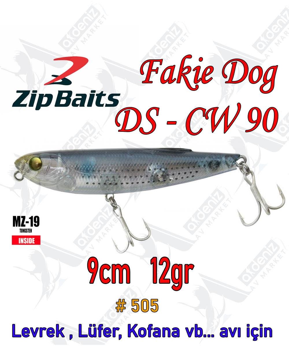 Zipbaits Fakie Dog 90mm 12gr Su Üstü WTD Maket Balık Color:505 cwZİPBAİTS