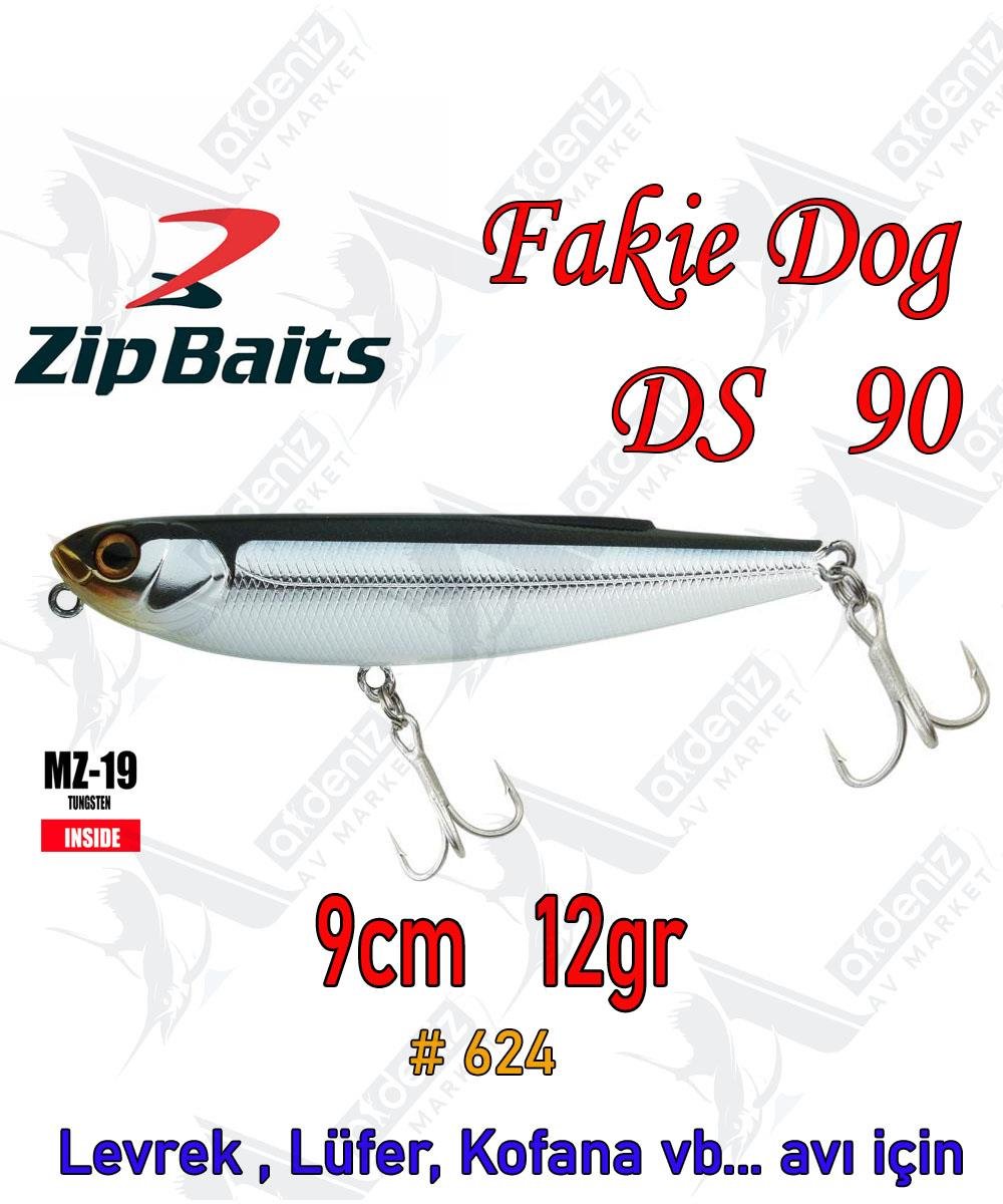 Zipbaits Fakie Dog 90mm 12gr Su Üstü WTD Maket Balık Color:624ZİPBAİTS